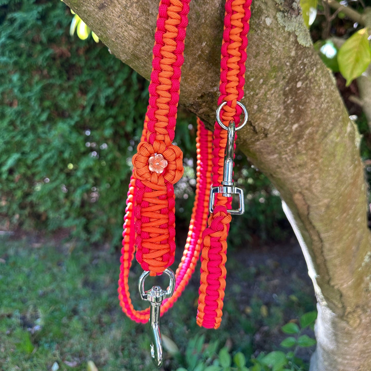 Kobraknoten Leine mit Blume